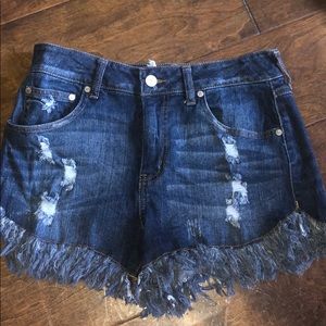 Altair’s state denim shorts